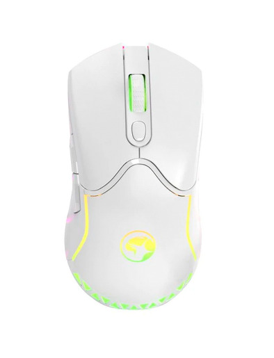 Combo Gamer Teclado + Mouse + Mouse Pad Blanco | Marvo