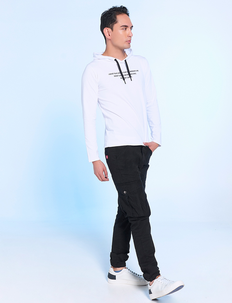 Jogger con Bolsillos Cargo Negro