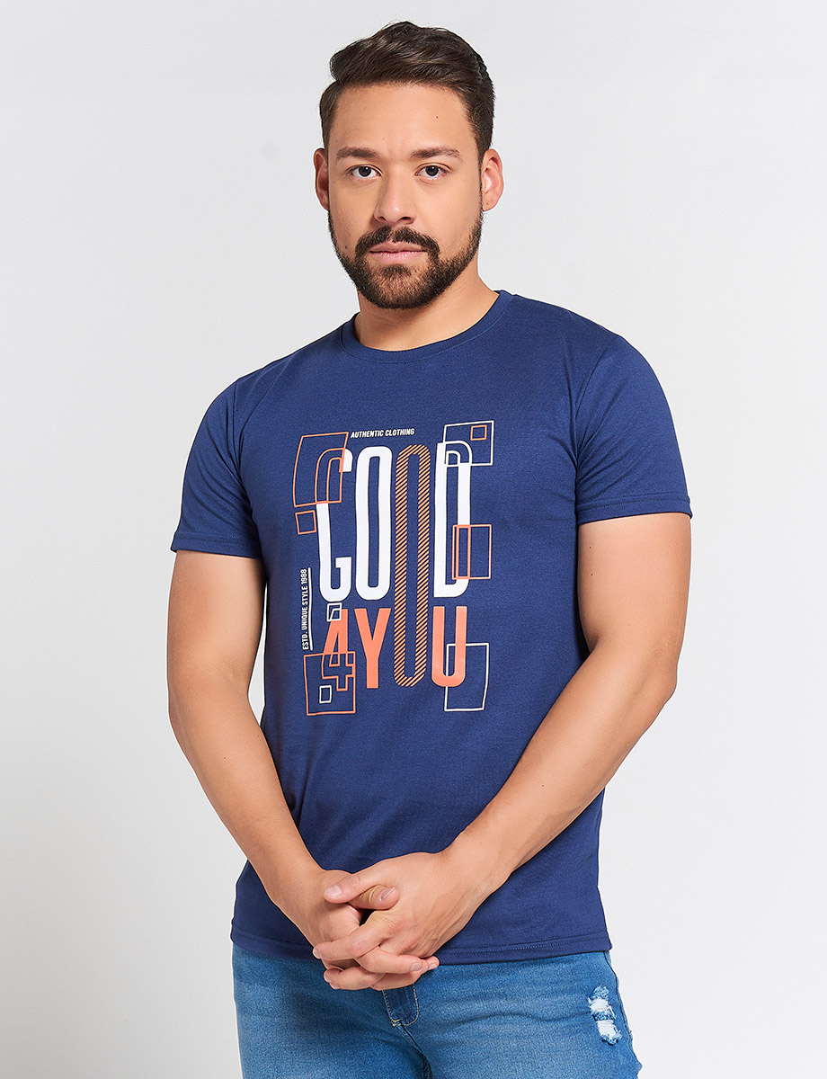 Camiseta Azul Good 4 You