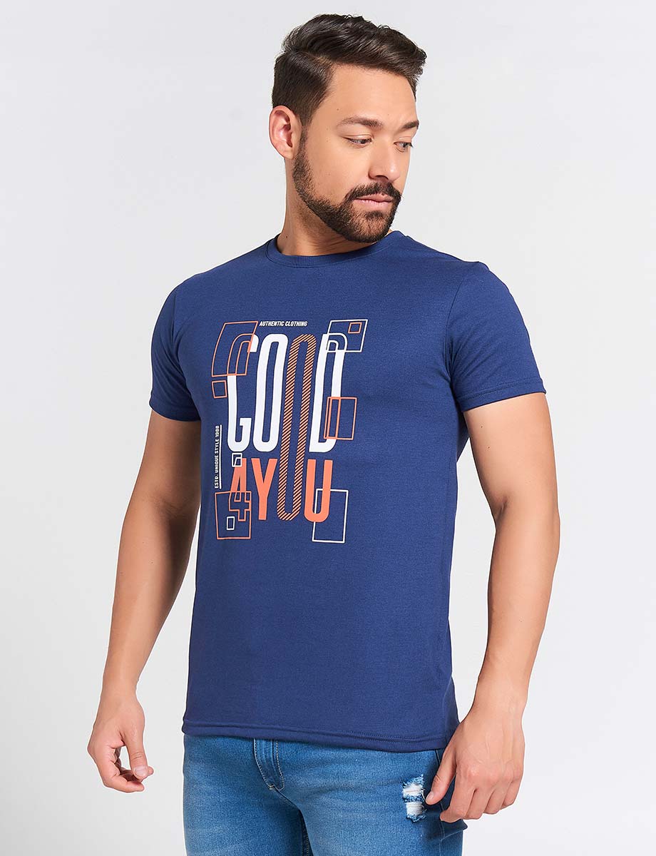 Camiseta Azul Good 4 You