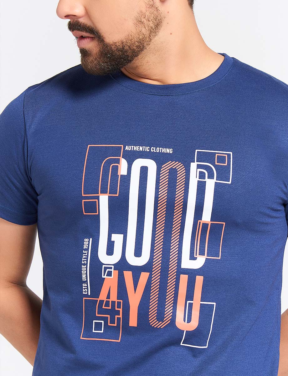 Camiseta Azul Good 4 You