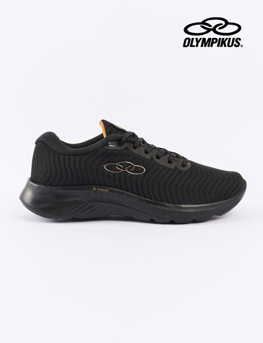 Sneaker Negro con Cordones | Olympikus