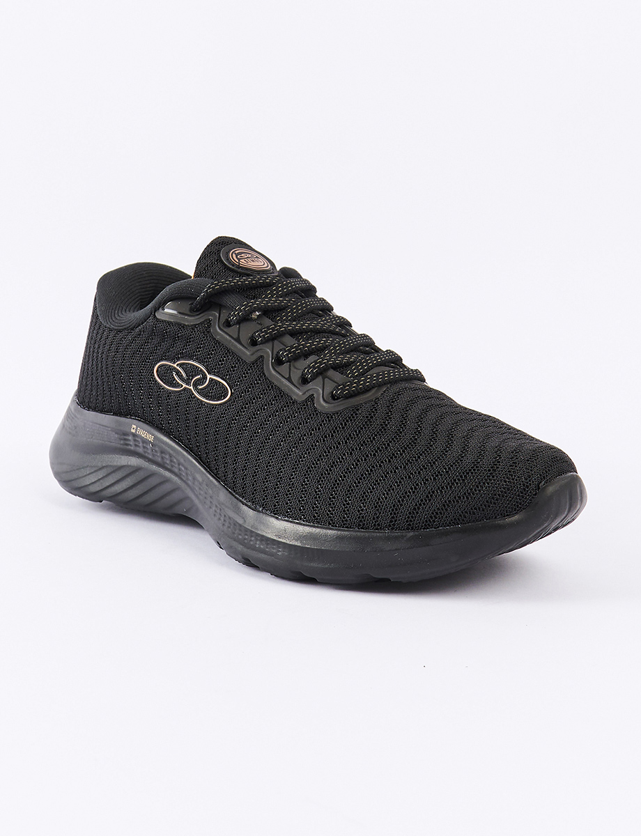 Sneaker Negro con Cordones | Olympikus