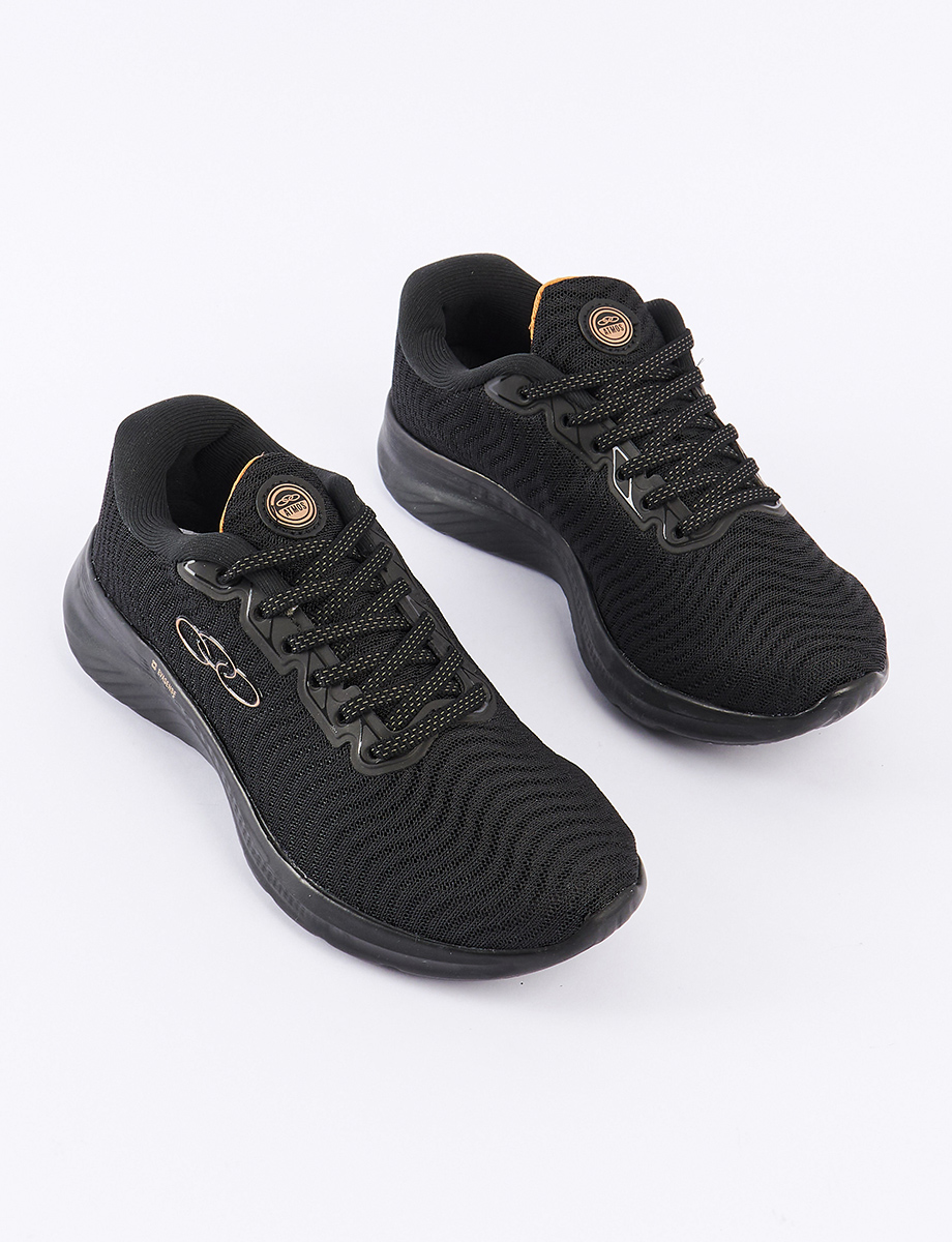 Sneaker Negro con Cordones | Olympikus
