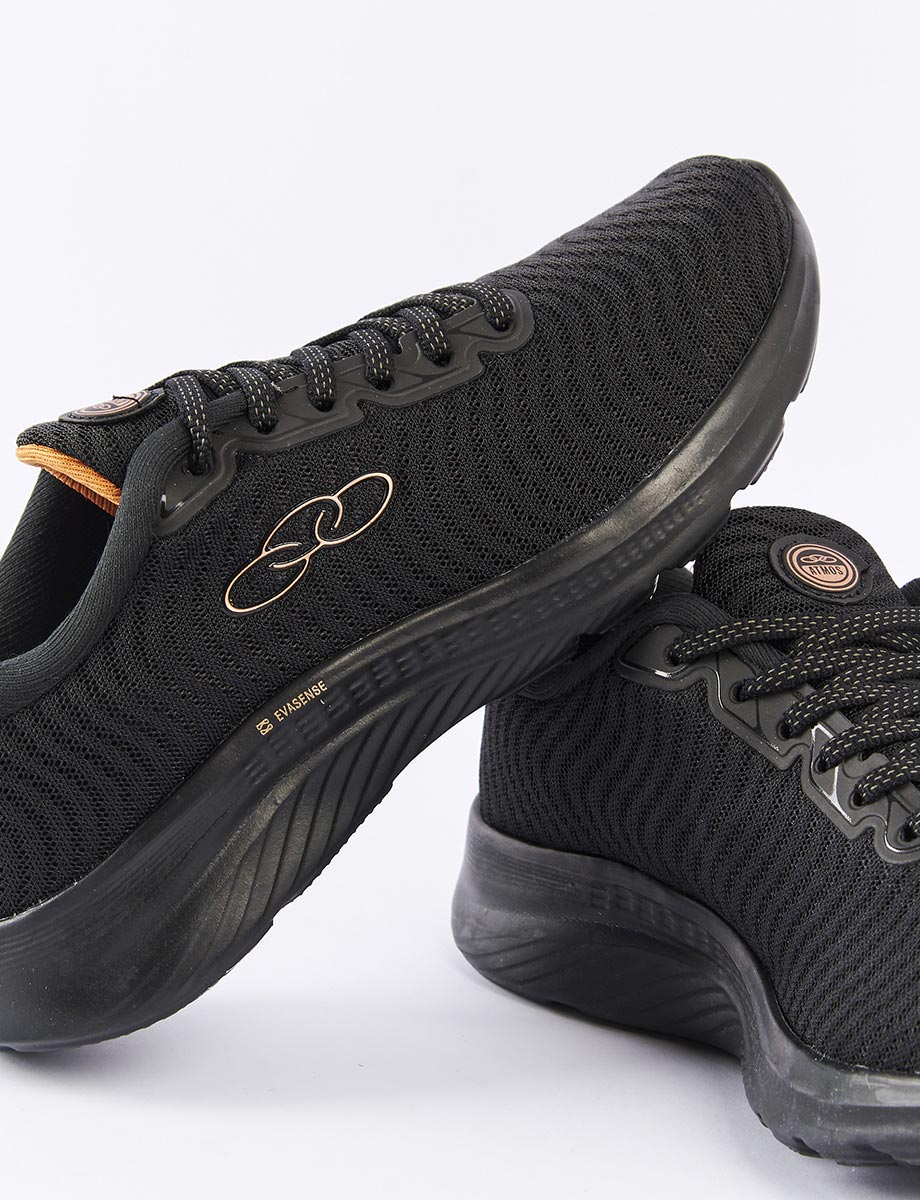 Sneaker Negro con Cordones | Olympikus