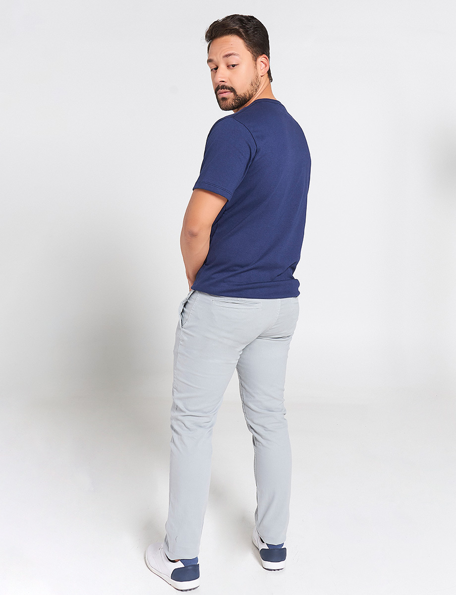 Pantalón Llano Plomo claro