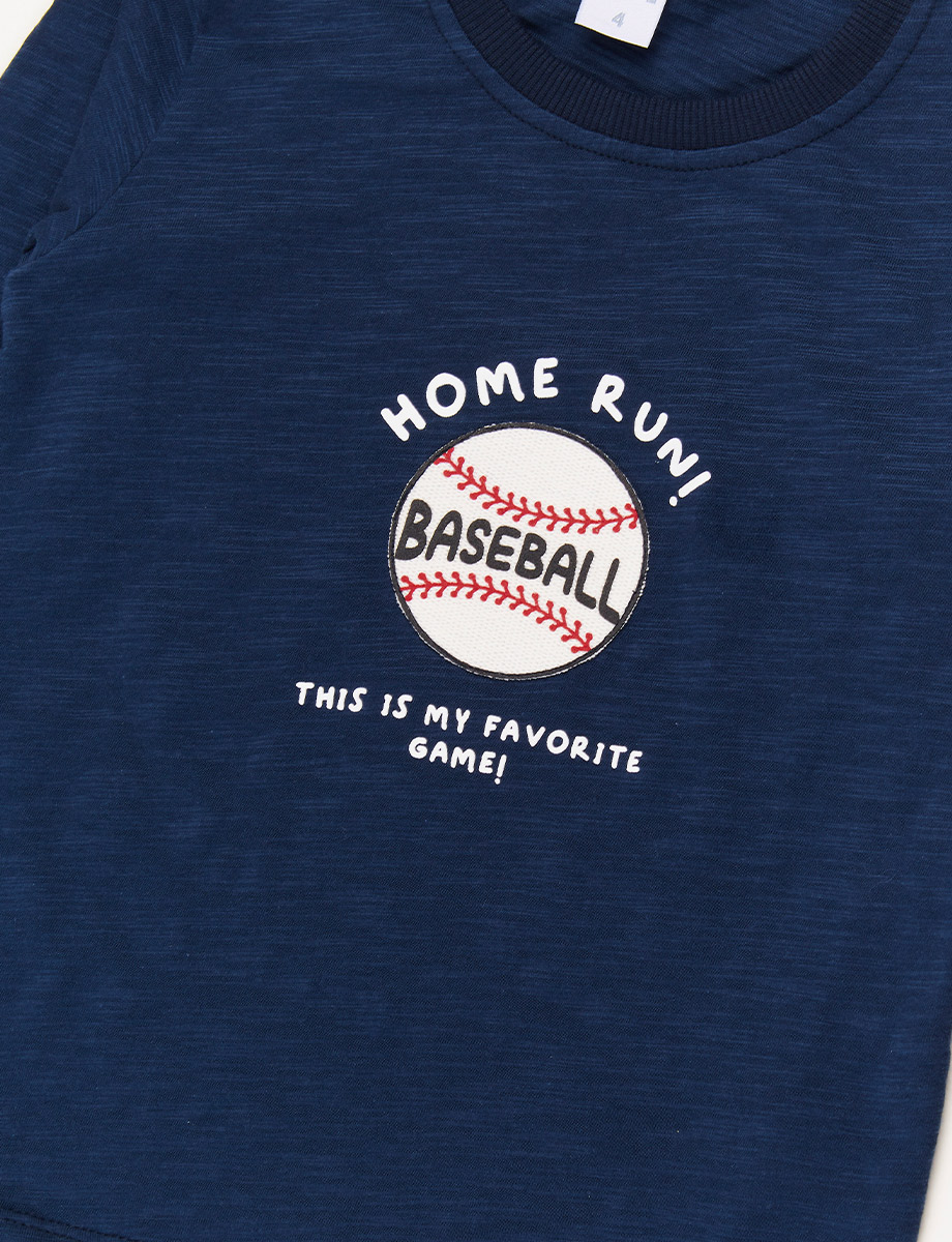 Buzo Baseball Azul marino