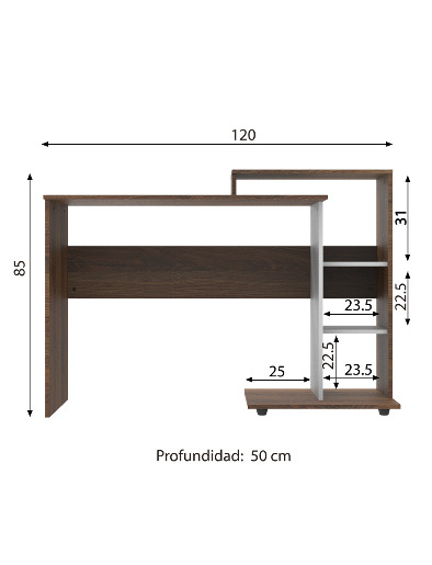 Escritorio Ñu sin Cajones | Mueble Fácil