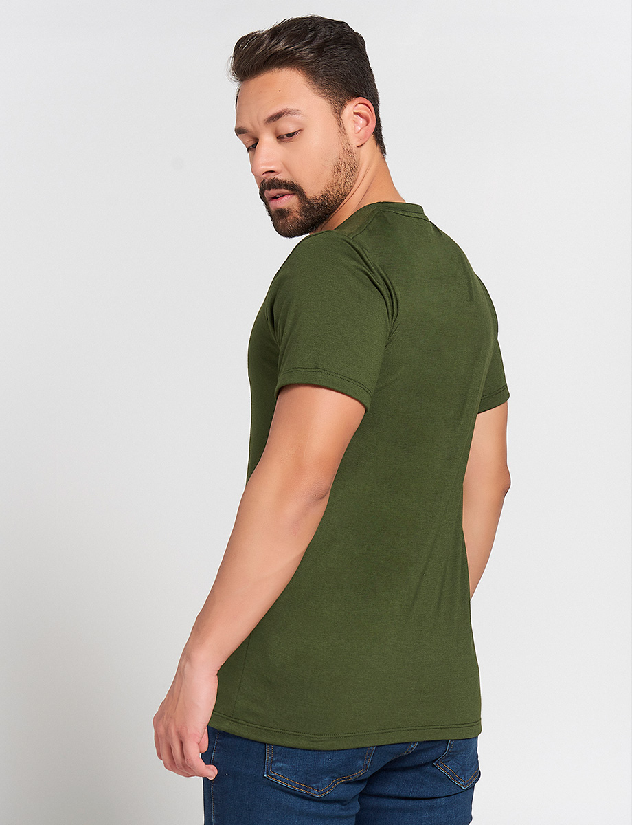 Camiseta Verde militar Involution