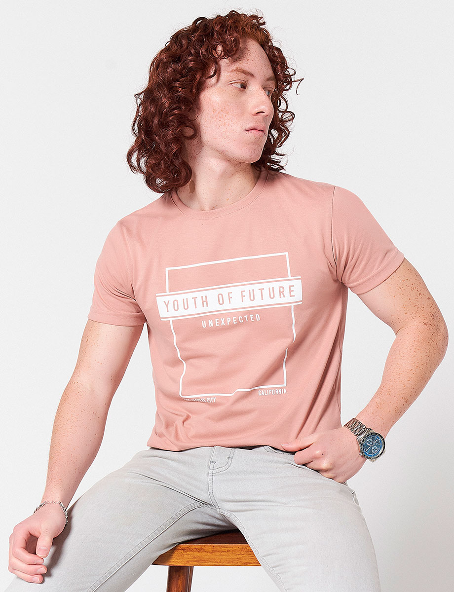 Camiseta Youth The Future Rosado