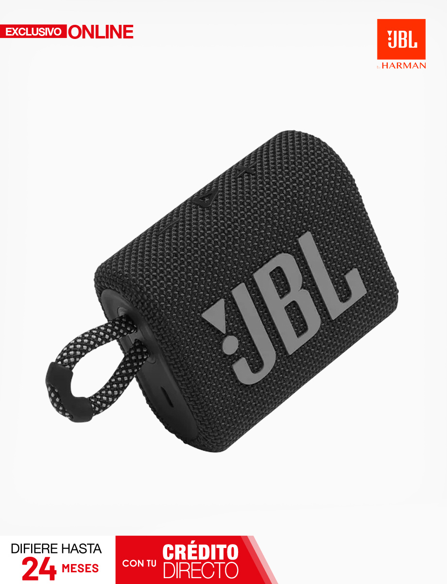 Parlante Inalámbrico Bluetooth Jbl Go 3 Ip67 4,2w.