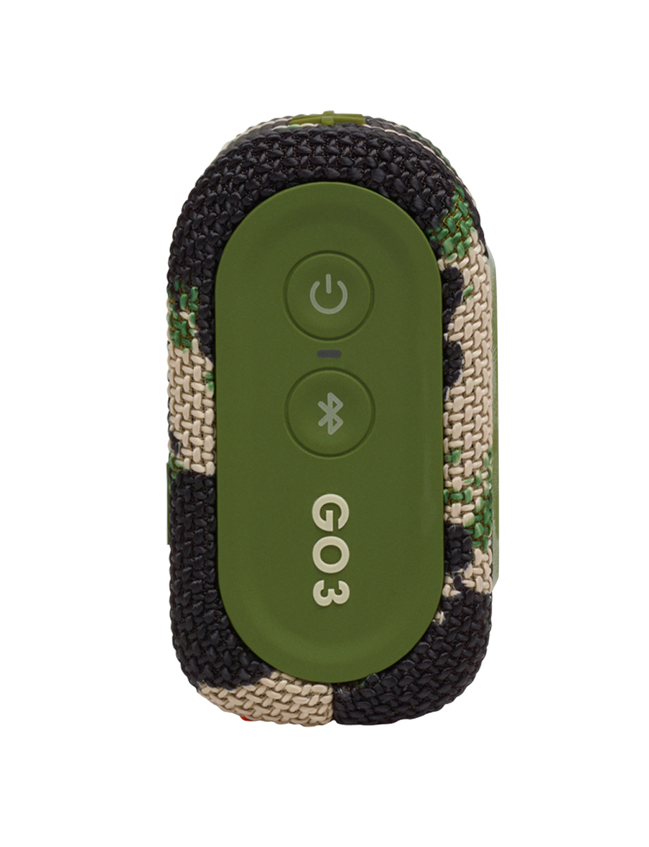 Parlante Inalámbrico JBL Go 3 Camuflaje Militar