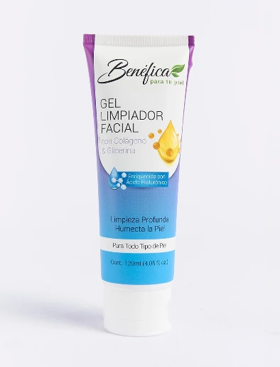 Gel Limpiador Facial Con Colágeno y Glicerina | Benéfica
