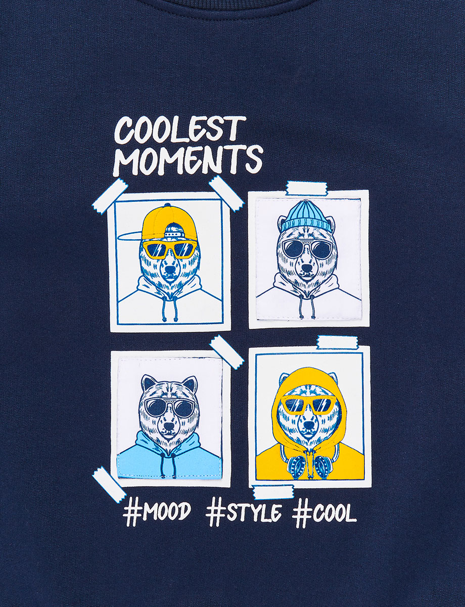 Buzo Azul Marino Coolest Moments