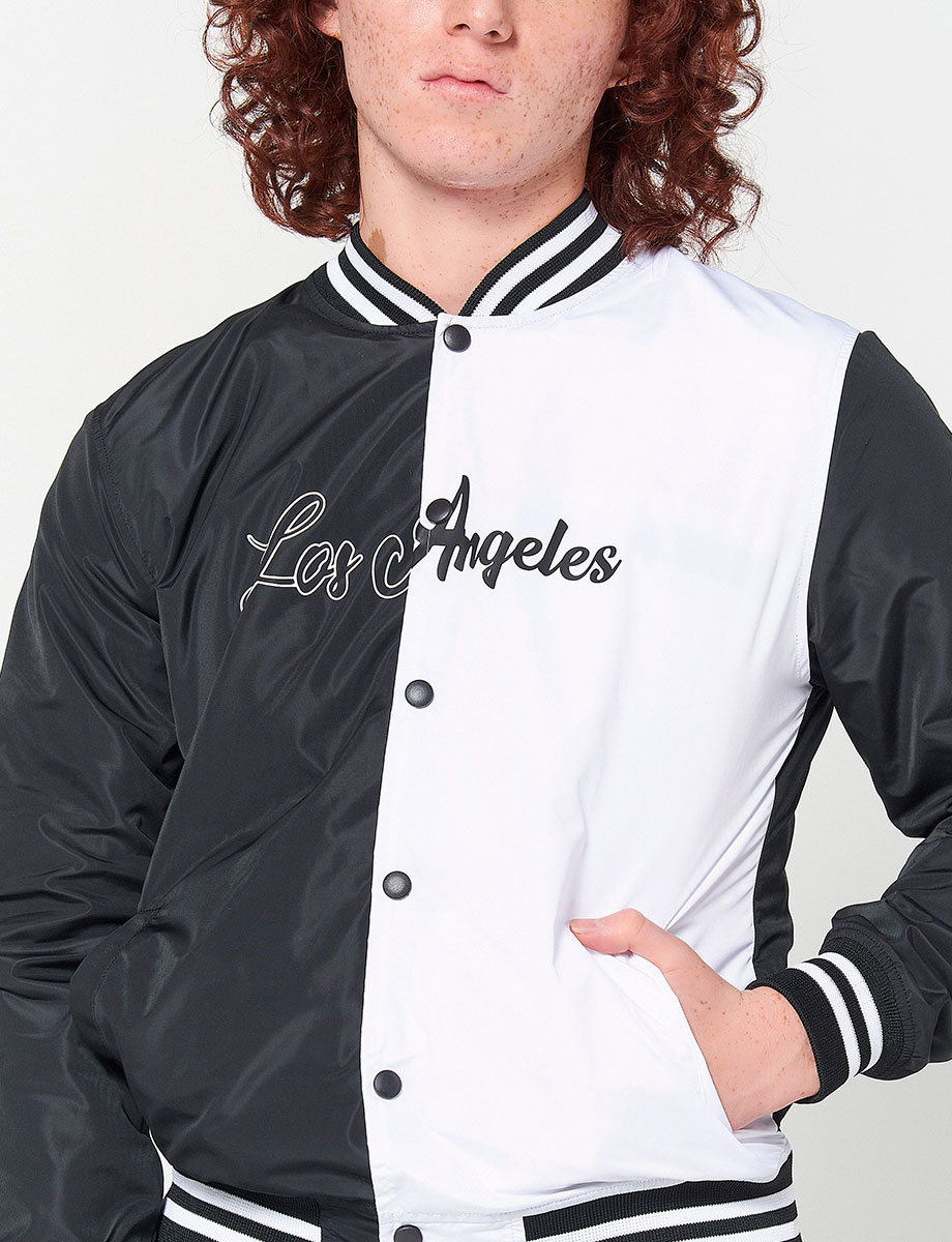Chaqueta Los Angeles Negro / Blanco
