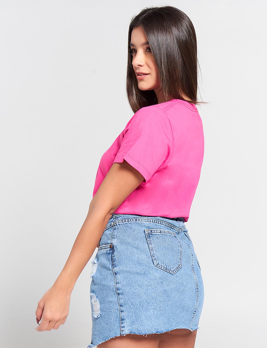 Camiseta Fucsia Progress