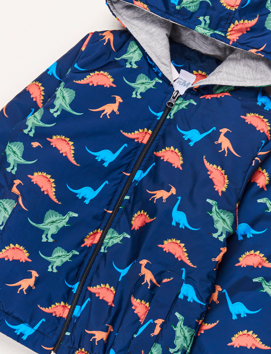Chaqueta Azul Prints Dinosaurios