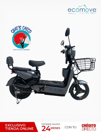 Scooter Eléctrico EB 500W Gris | Ecomove