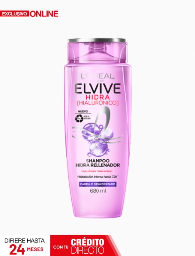 Shampoo Elvive Hidra Hialurónico | L'Oreal
