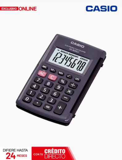Calculadora Portátil HL-820LV-BK | Casio