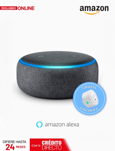 Parlante Inteligente Echo Dot 3ra Generación | Amazon