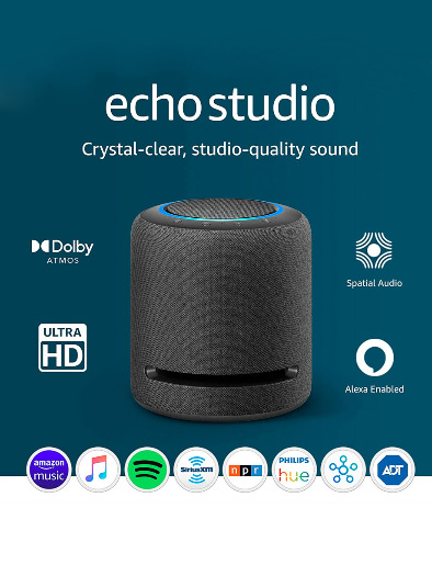 Parlante Inteligente 330W Echo Studio | <em class="search-results-highlight">Amazon</em> Alexa