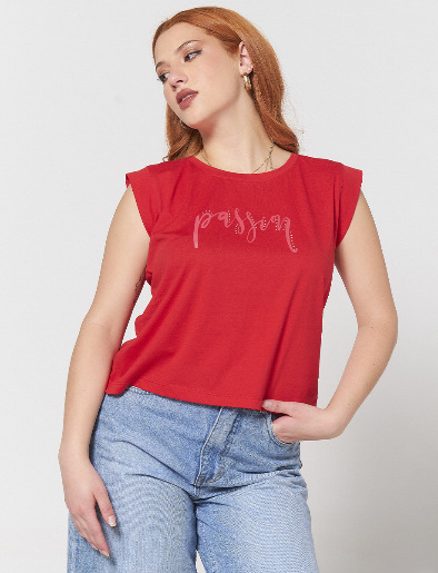 Camiseta Passion Rojo