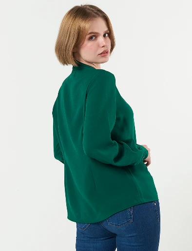 Blusa Verde Llana