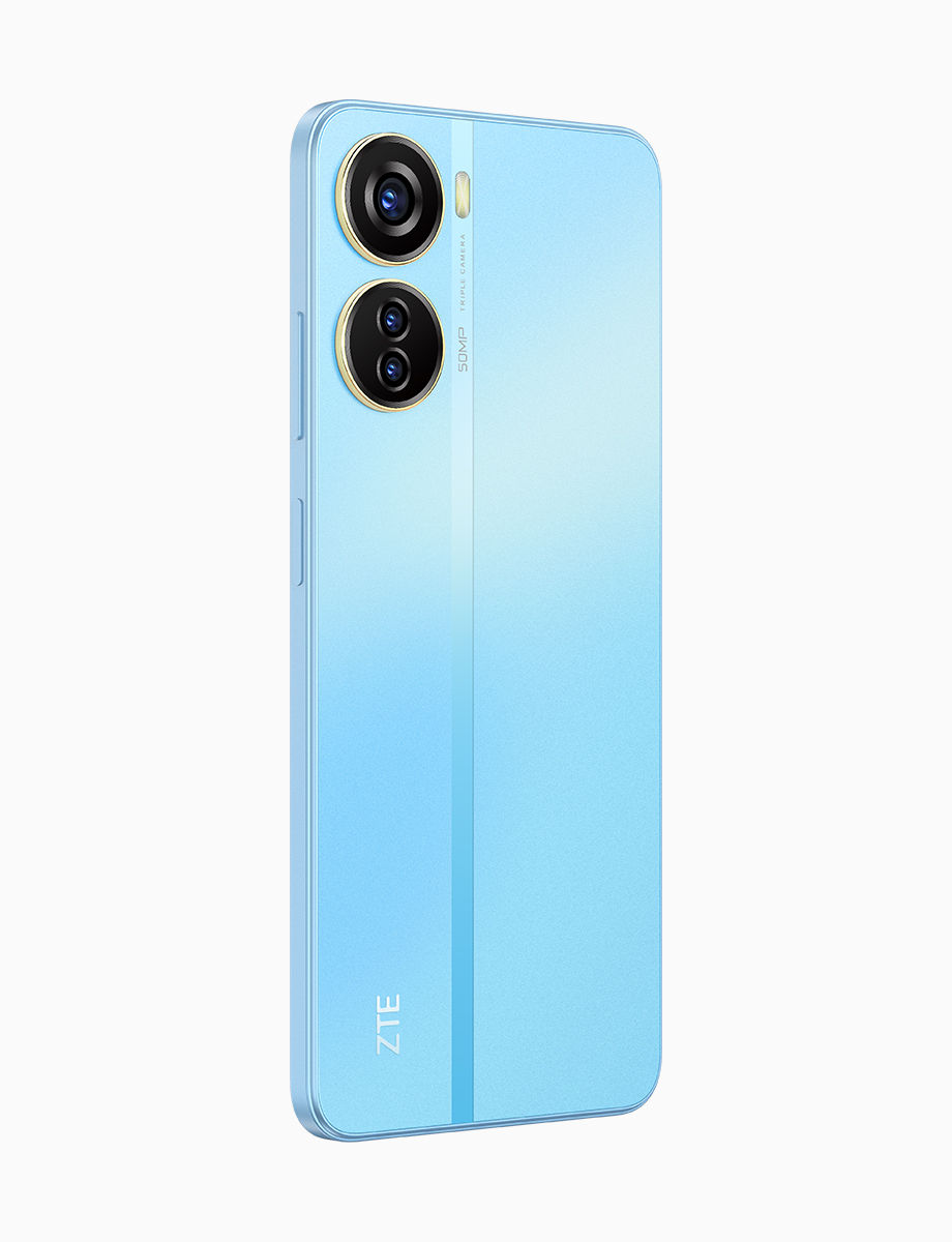 Celular Blade 40 Design de 128GB Celeste Gratis Audífonos Buds 2 | ZTE"