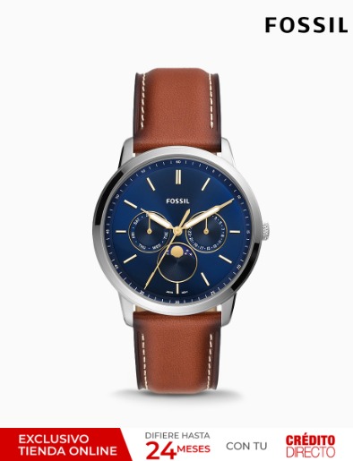 Reloj Neutra en Cuero Marrón | <em class="search-results-highlight">Fossil</em>