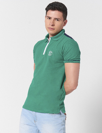 Camiseta Polo Verde Track