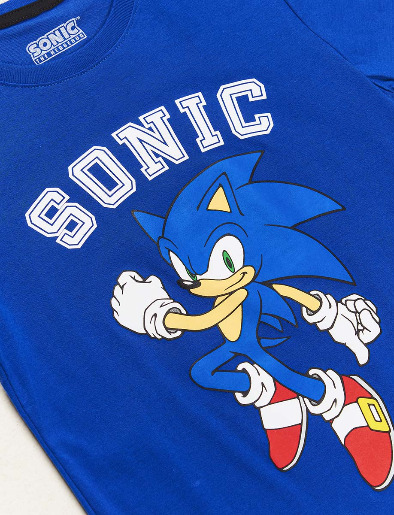 Camiseta Pre Sonic Azul
