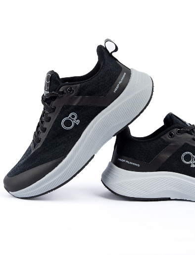 Sneaker con Textura Negro | OP