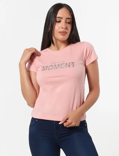 Camiseta Moments Rosa