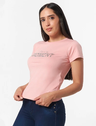 Camiseta Moments Rosa