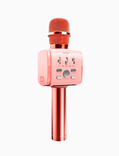 Micrófono JR-MC3 Bluetooth Rosado | Joyroom