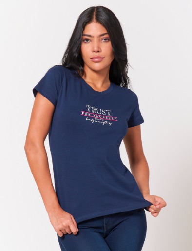 Camiseta Trust Azul Marino