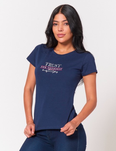 Camiseta Trust Azul Marino