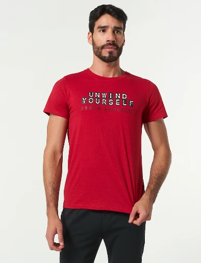 Camiseta Yourself Rojo