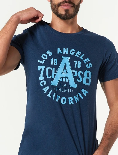 Camiseta Los Angeles Azul