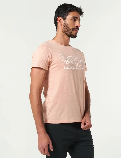 Camiseta Cant Be Known Rosado Claro