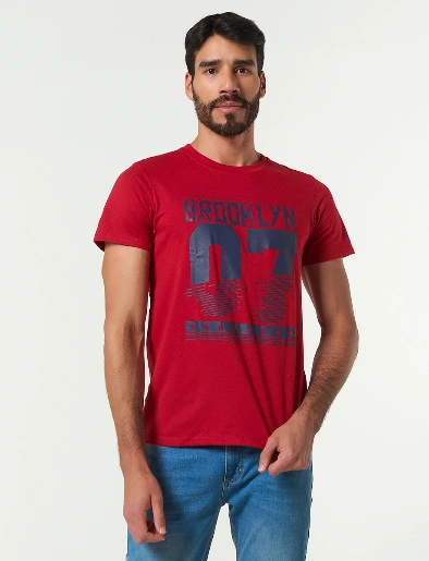 Camiseta Brooklyn 07 Rojo