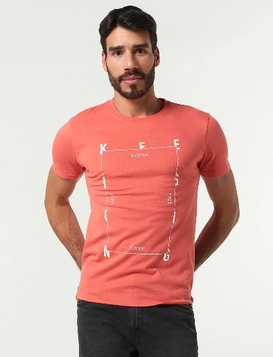 Camiseta Kee Coral