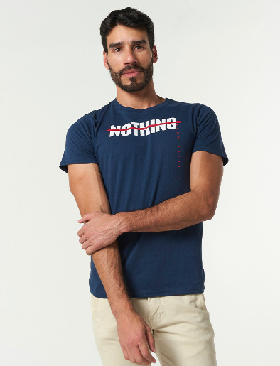 Camiseta Nothing Azul