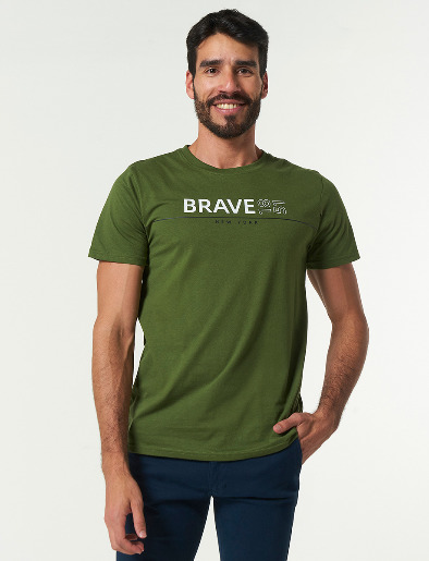 Camiseta Brave 1851 Verde <em class="search-results-highlight">Militar</em>