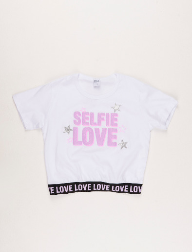 Camiseta Selfie Love con Fajón