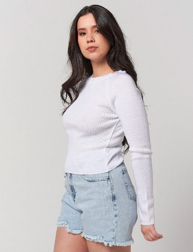 Sweater Llano Blanco