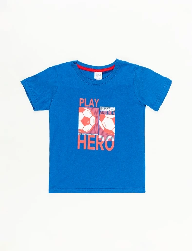 Camiseta Play Hero Azul