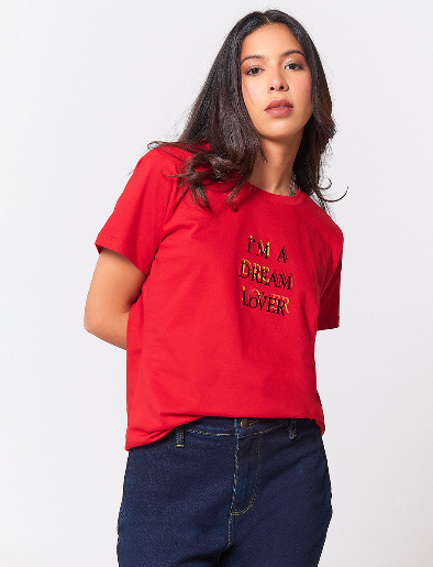 Camiseta Dream Roja