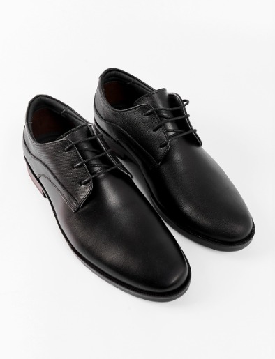 Zapato Formal Negro  con Cordones